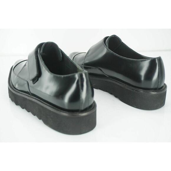 Vince Black Leather Arden Monk Strap Creeper Loafer Size 6.5 NIB - Picture 5 of 12